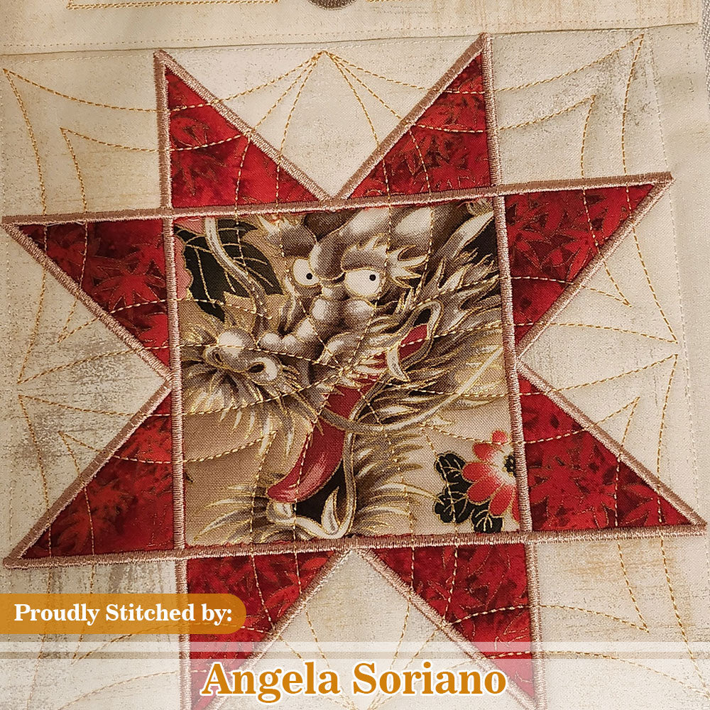 SDS1196 Patchwork Star ITH 1