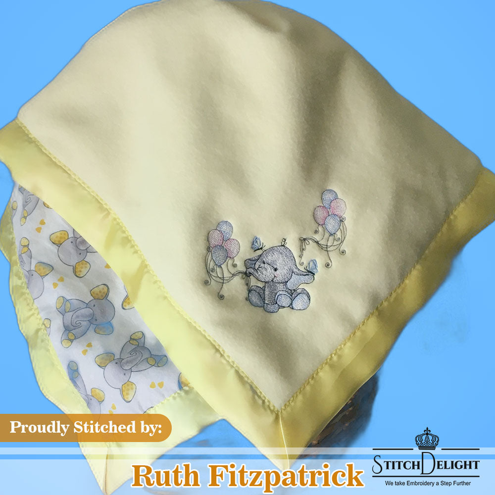 SDS1208 Baby Ellie met ballonnen