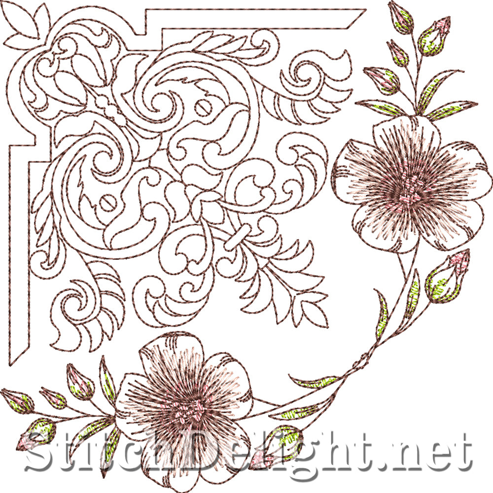 SDS4250 Retro Flowers