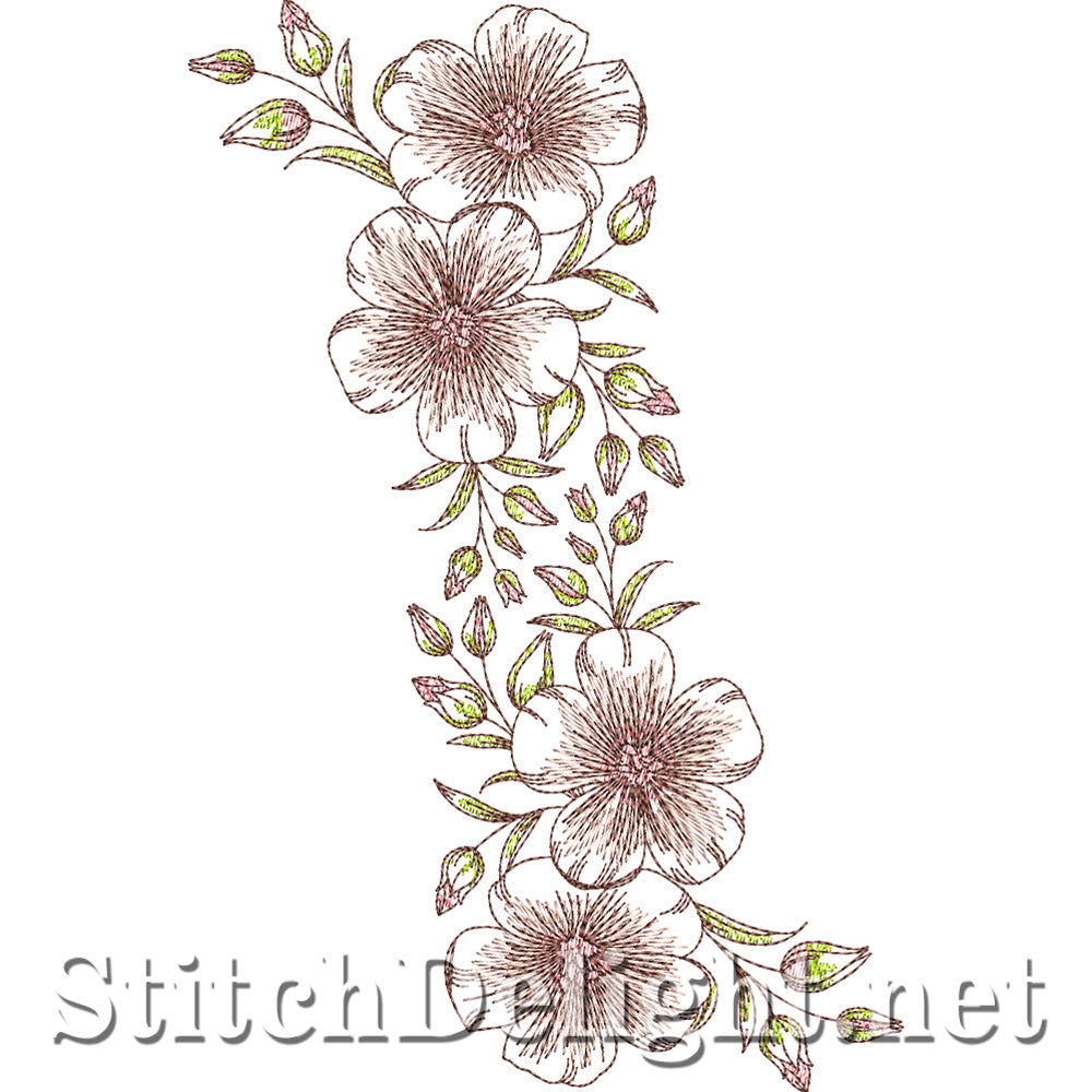 SDS4250 Retro Flowers