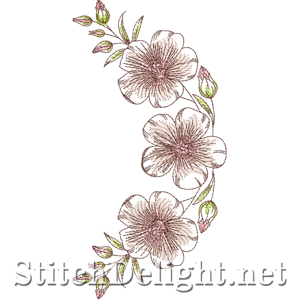 SDS4250 Retro Flowers