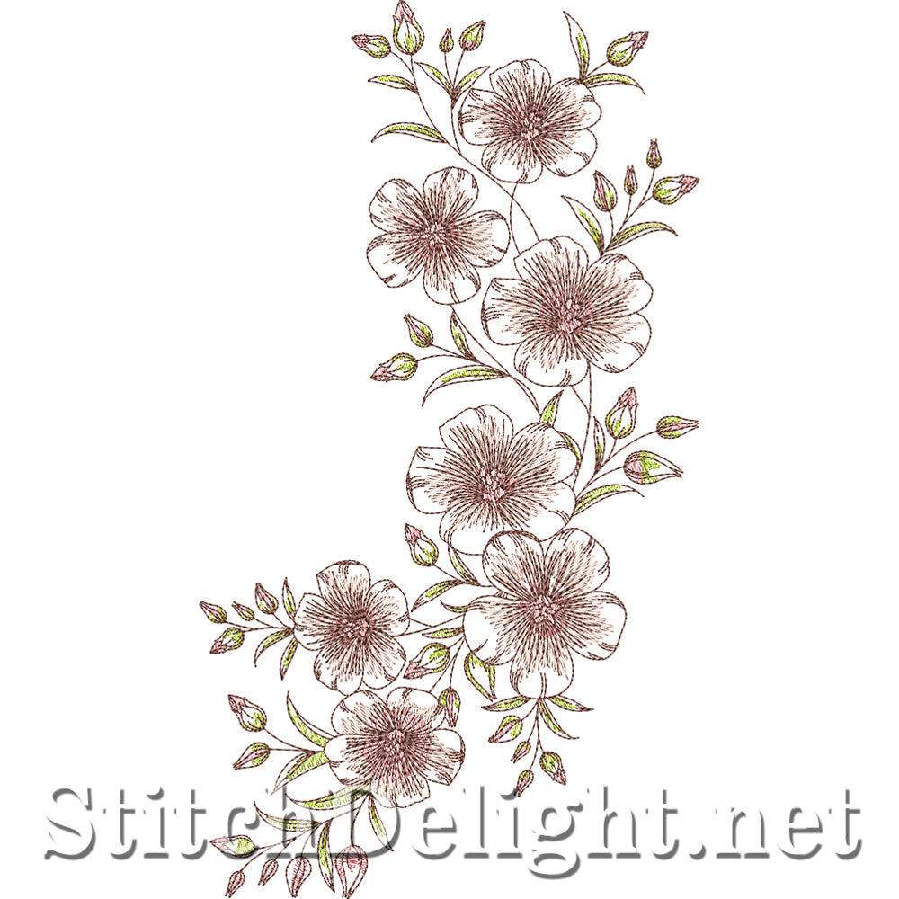 SDS4250 Retro Flowers