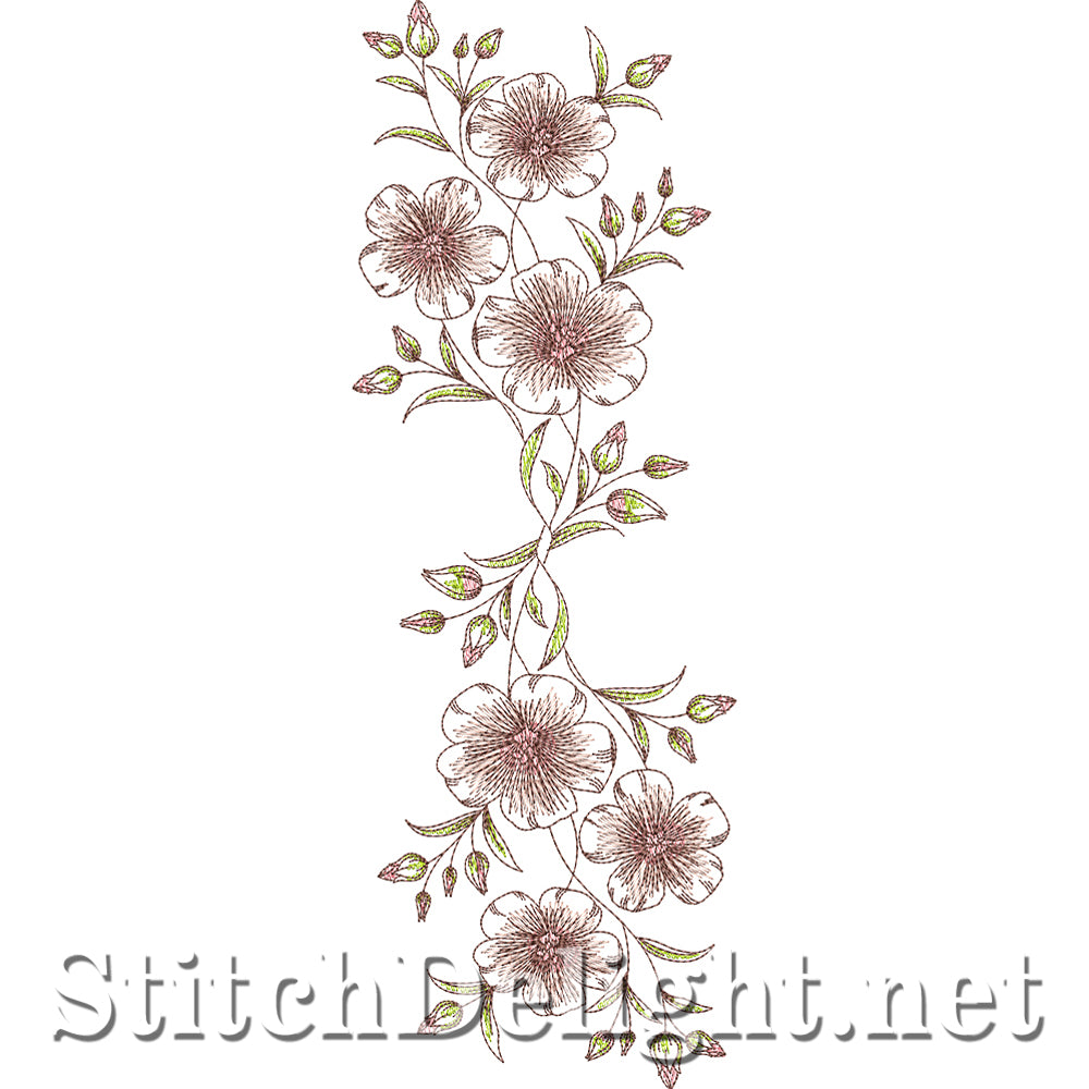 SDS4250 Retro Flowers