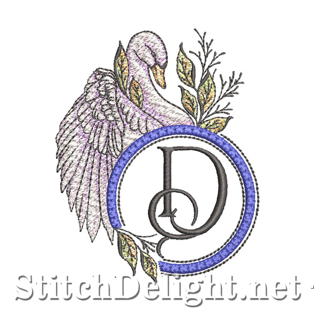 SDS4270 Elegant Swan Font D