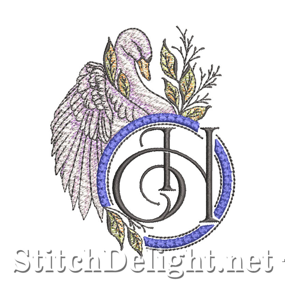 SDS4270 Elegant Swan Font H