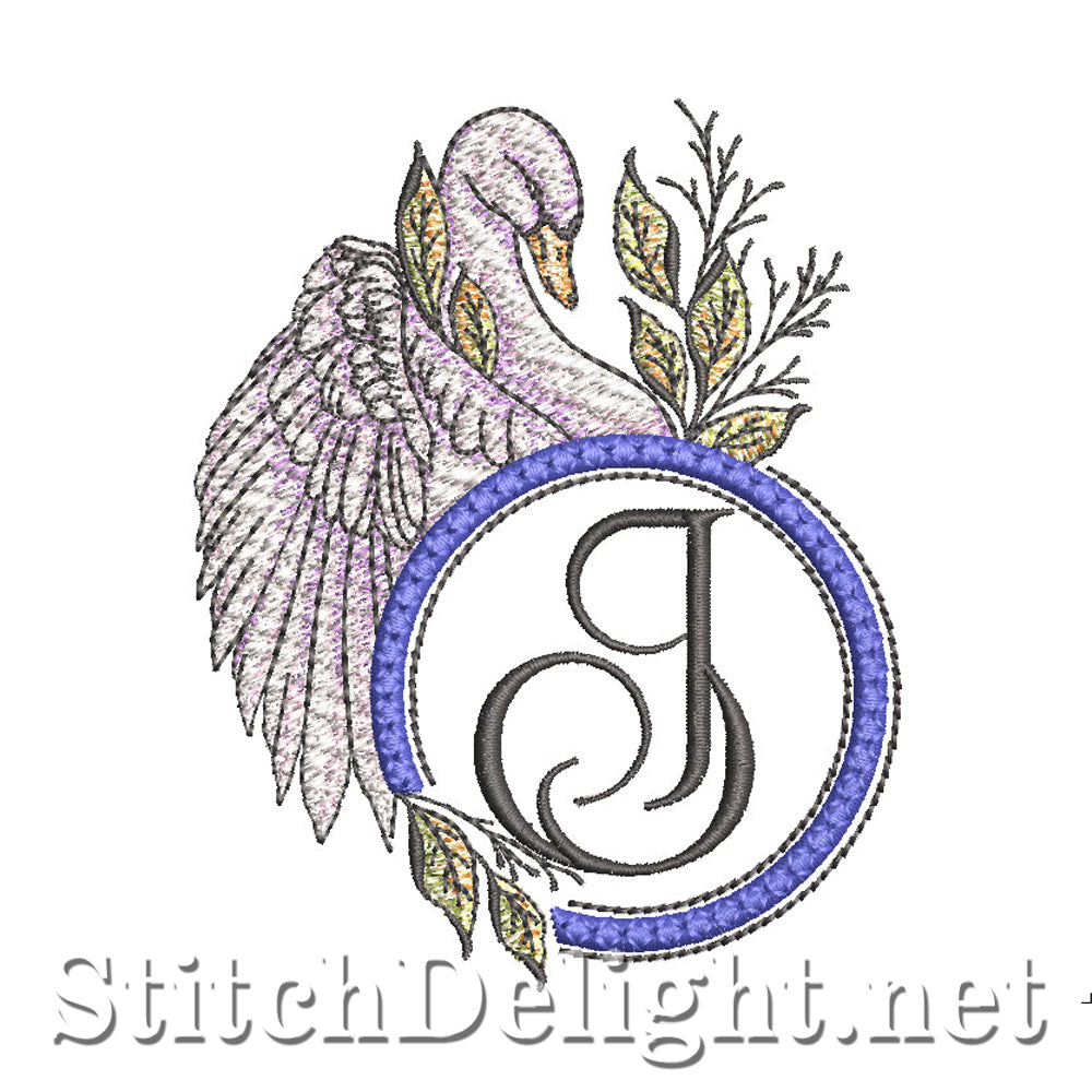 SDS4270 Elegant Swan Font J