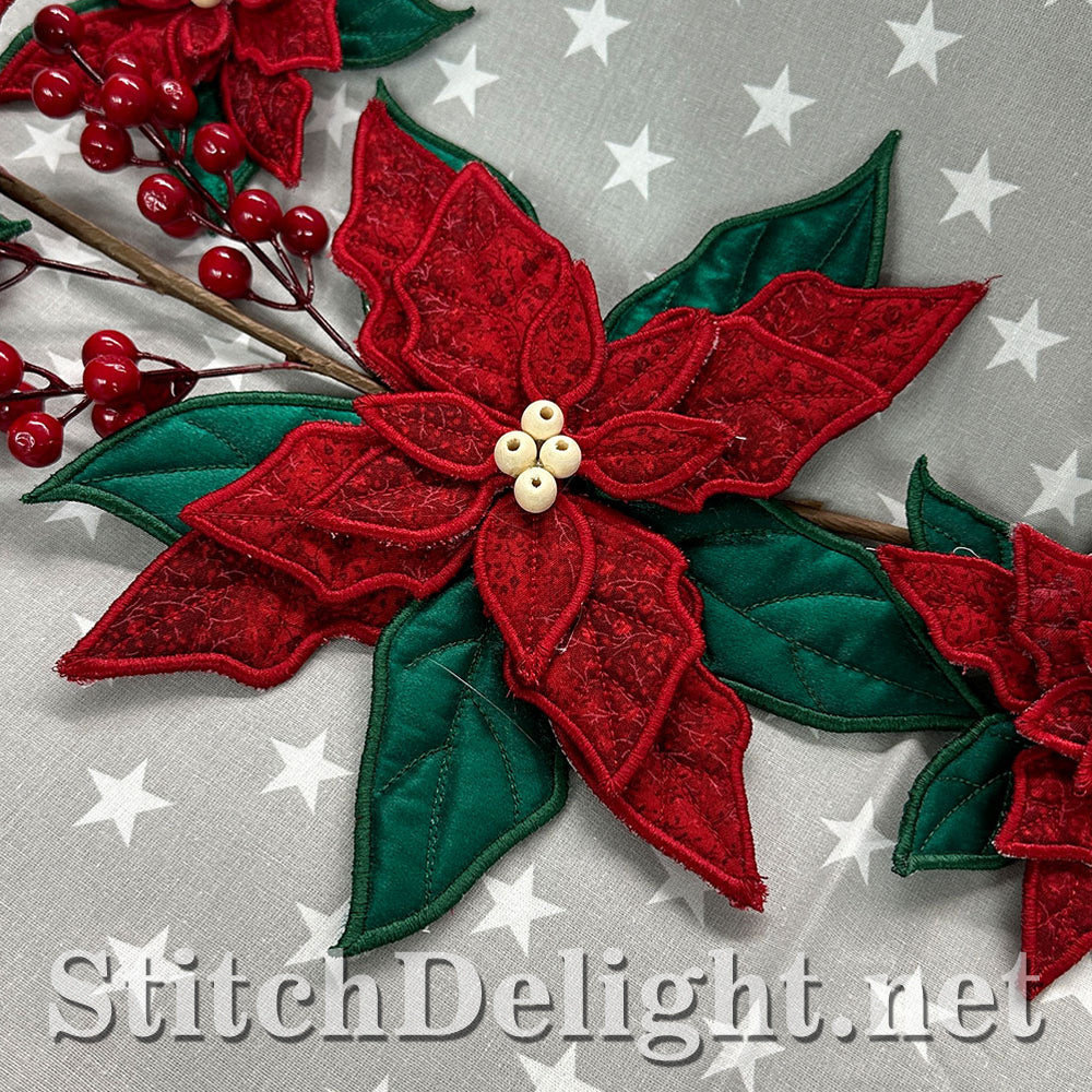 SDS4278 3D Poinsettia