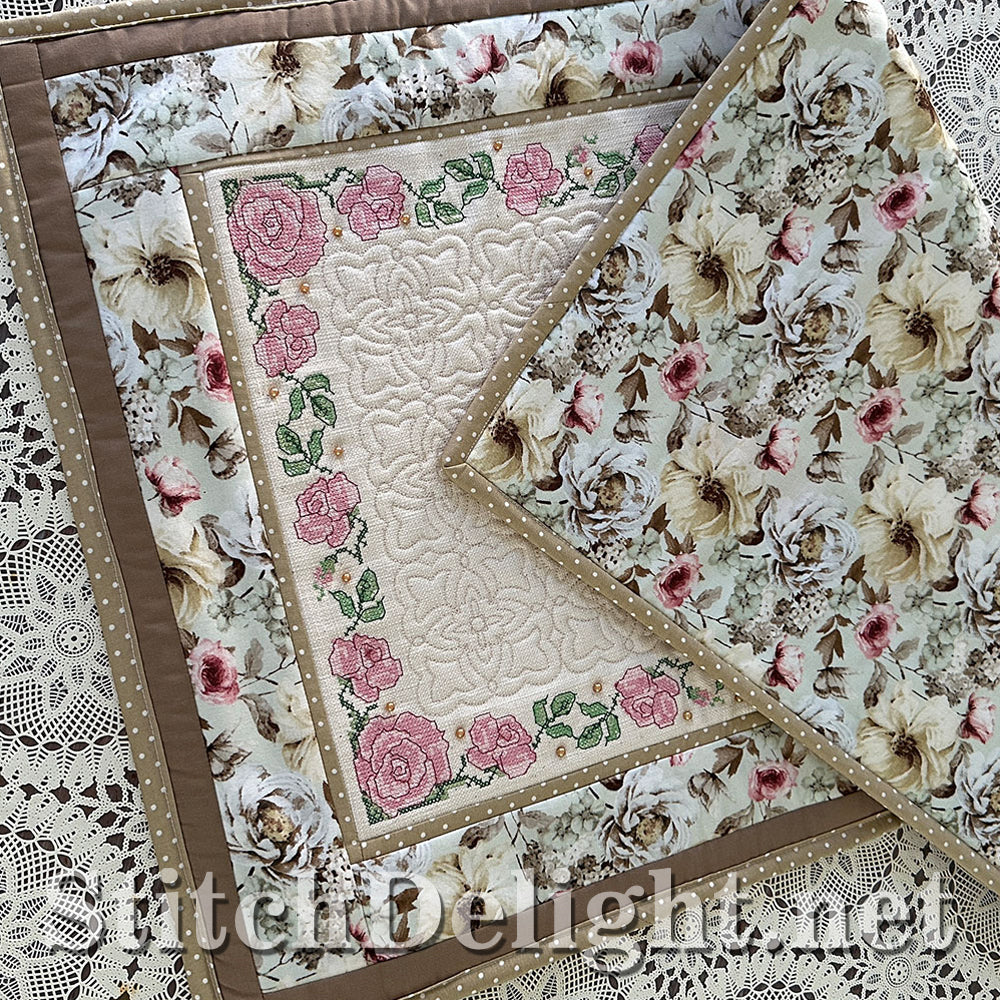 SDS4403 Roses Border in Cross Stitch