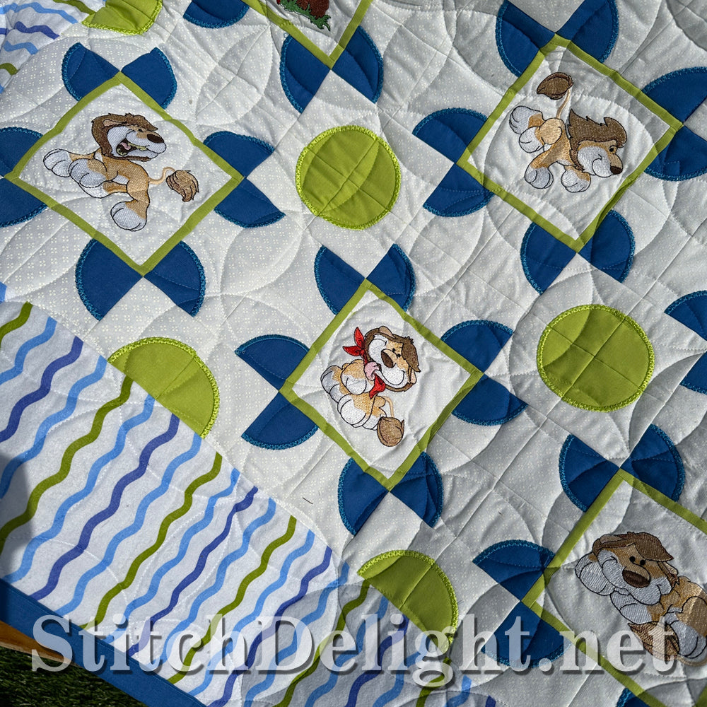SDS4409 Mighty Lion Quilt