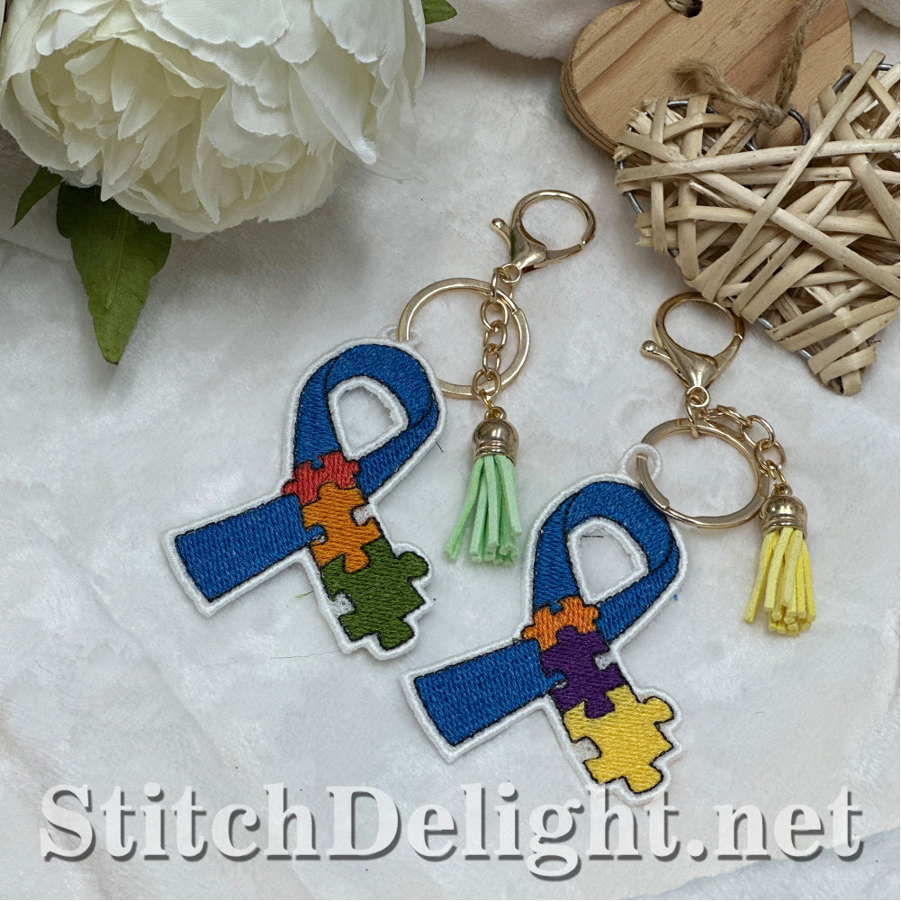 SDS4463 Autism FSL Ribbons