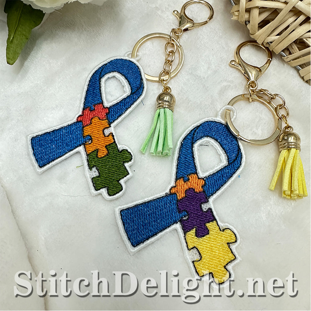 SDS4463 Autism FSL Ribbons