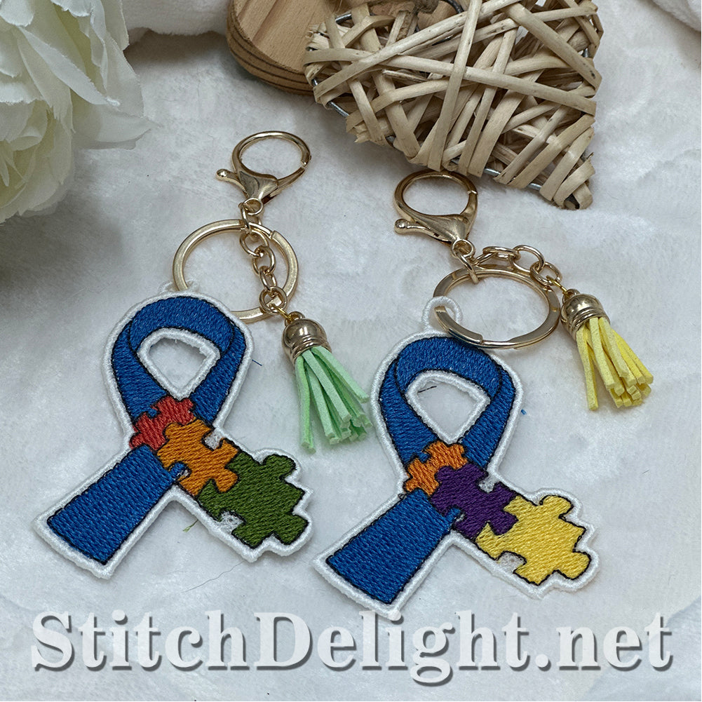 SDS4463 Autism FSL Ribbons
