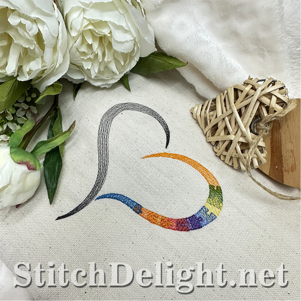 SDS4464 Colorful Heart