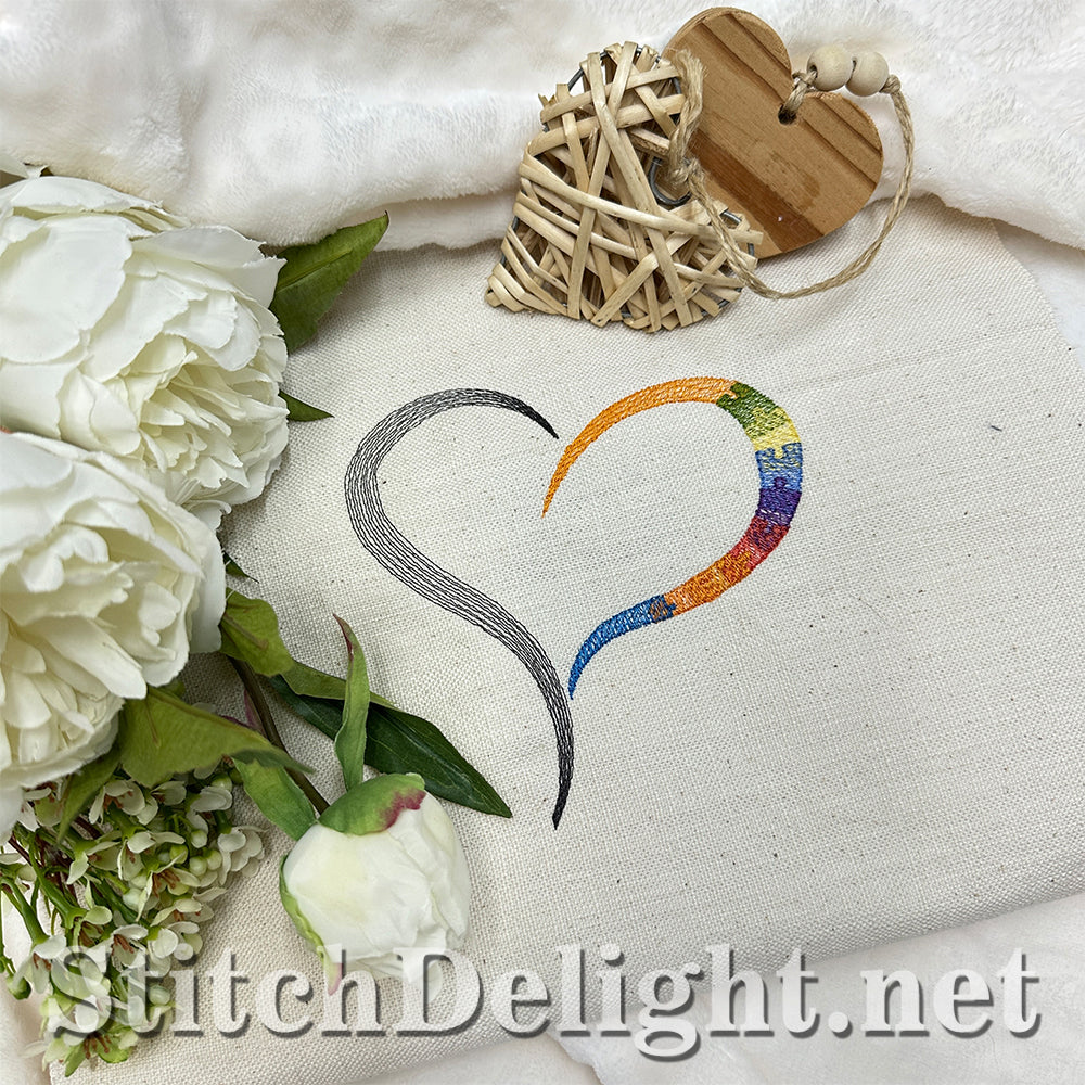 SDS4464 Colorful Heart