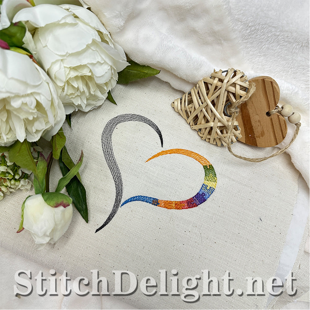 SDS4464 Colorful Heart