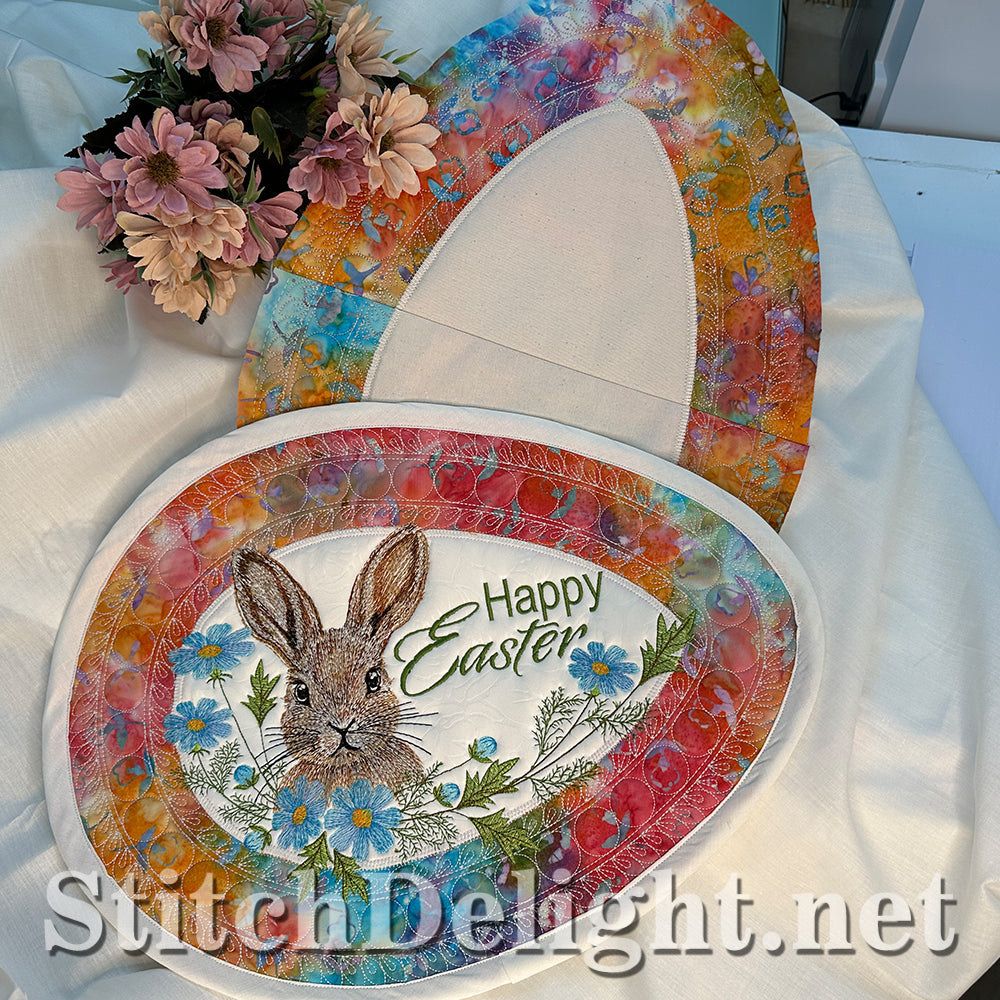 SDS4470 Go Custom Easter Egg Placemat 6x8 Hoop