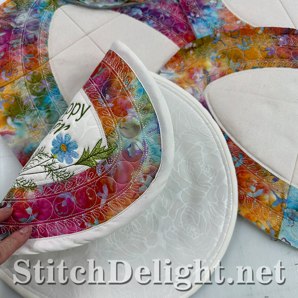 SDS4470 Go Custom Easter Egg Placemat 7x10 Hoop