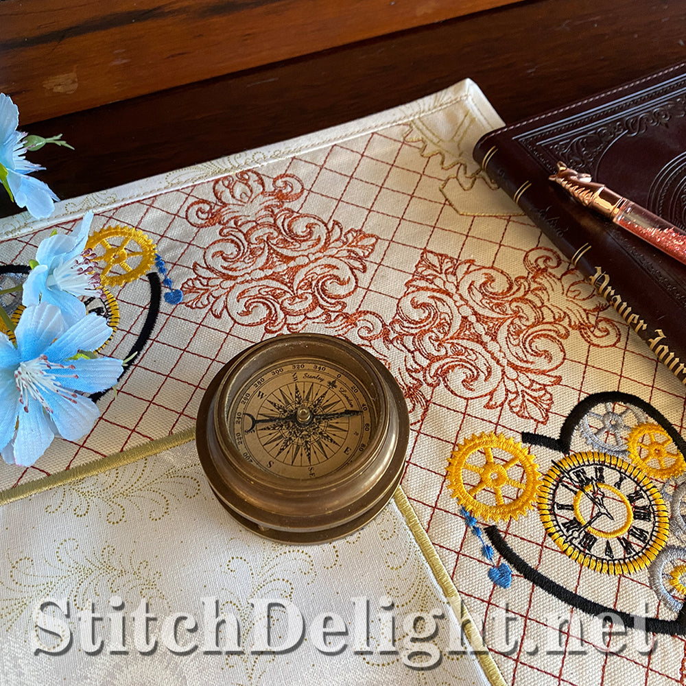 SDS4758 Elegant Steampunk Border