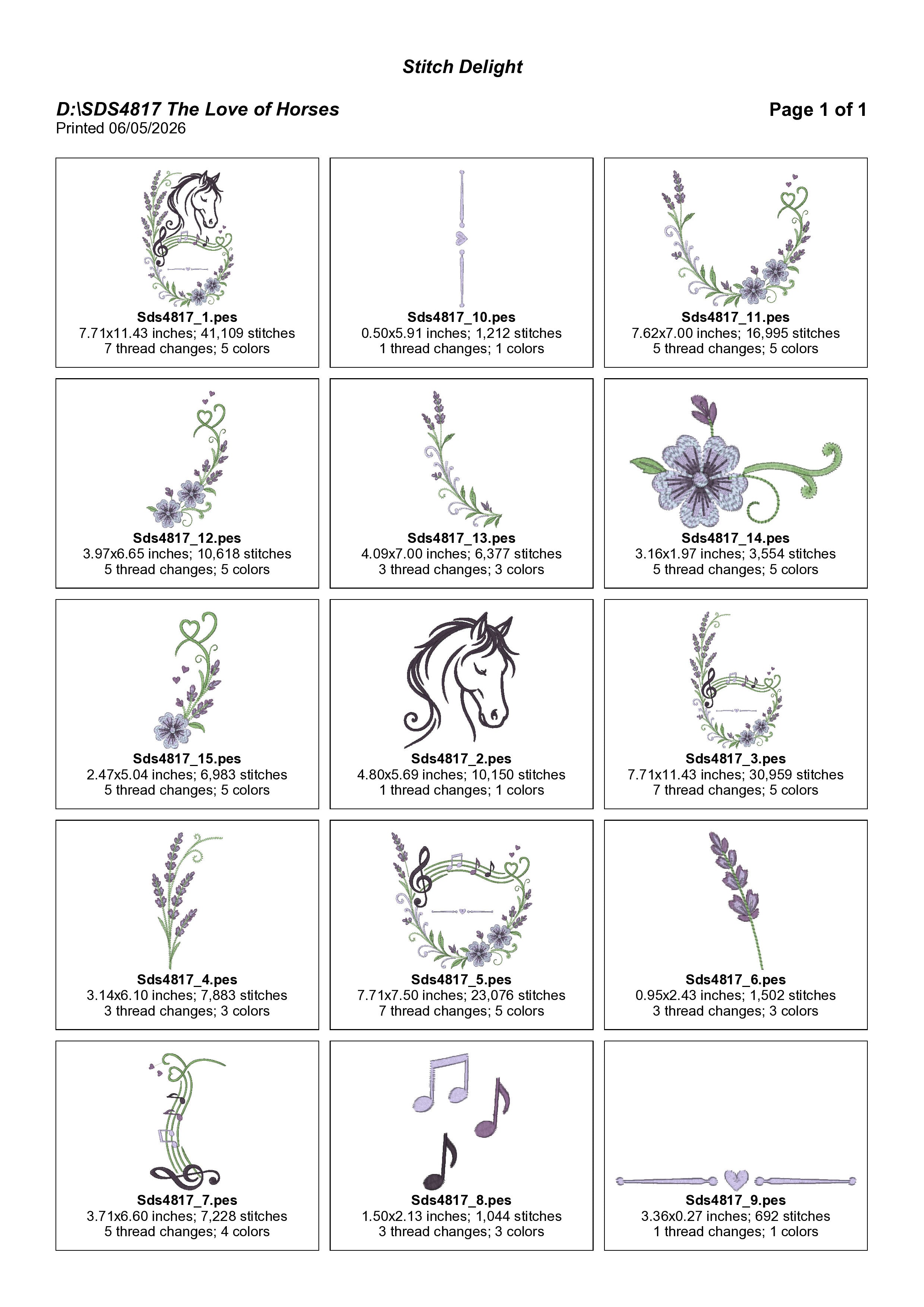 SDS4817 Lavender Melody