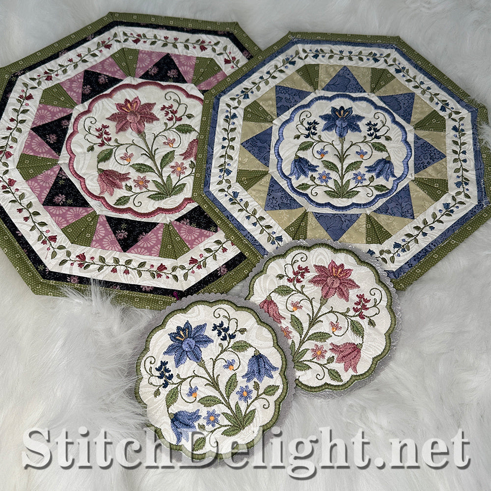 SDS4826 Blue Belle Potholders