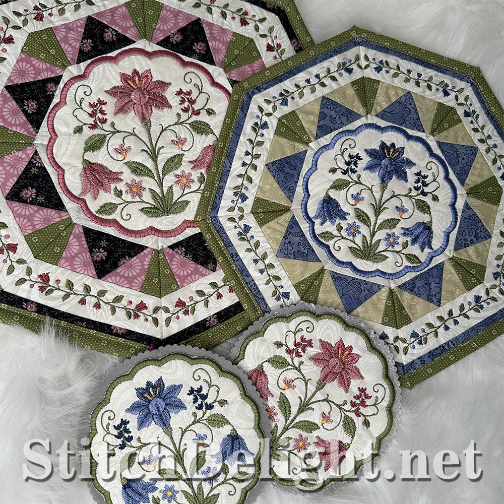 SDS4826 Blue Belle Potholders