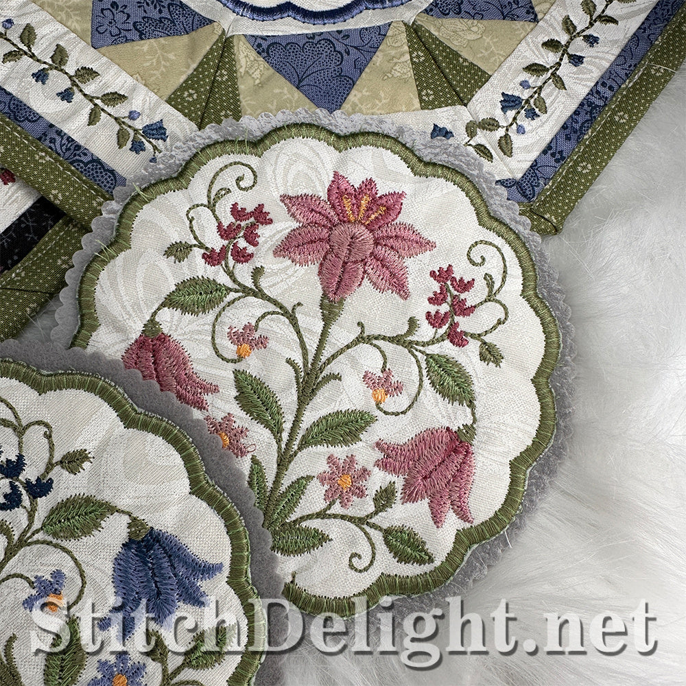 SDS4826 Blue Belle Potholders