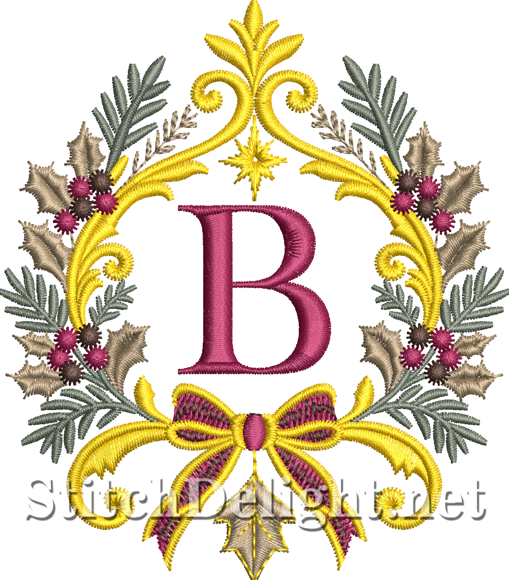 SDS4831 Christmas Monograms