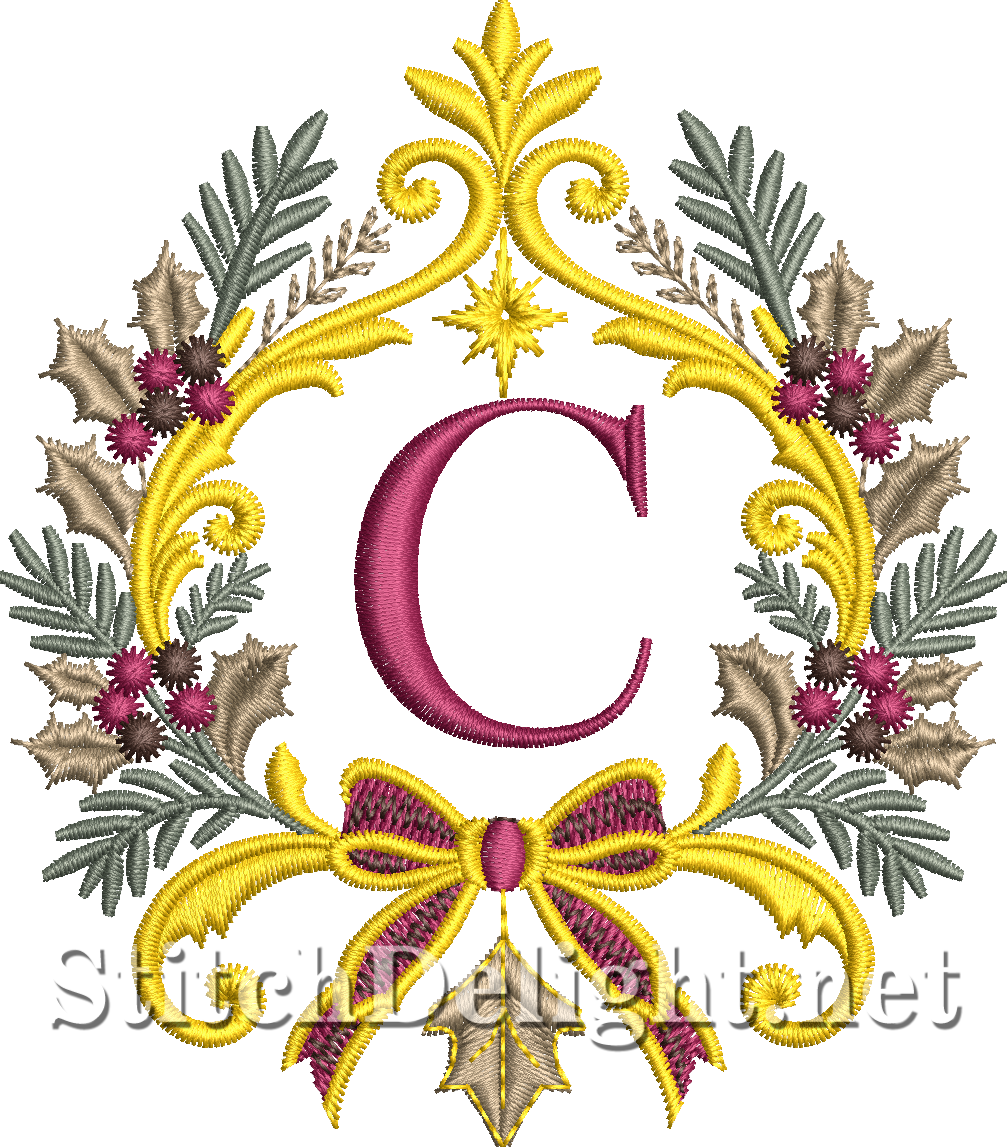 SDS4831 Christmas Monograms
