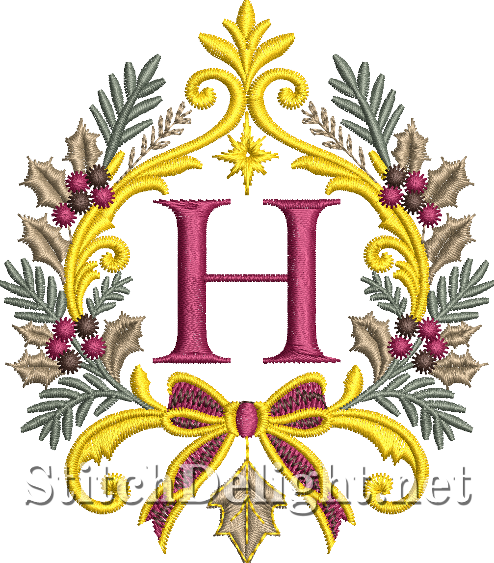 SDS4831 Christmas Monograms