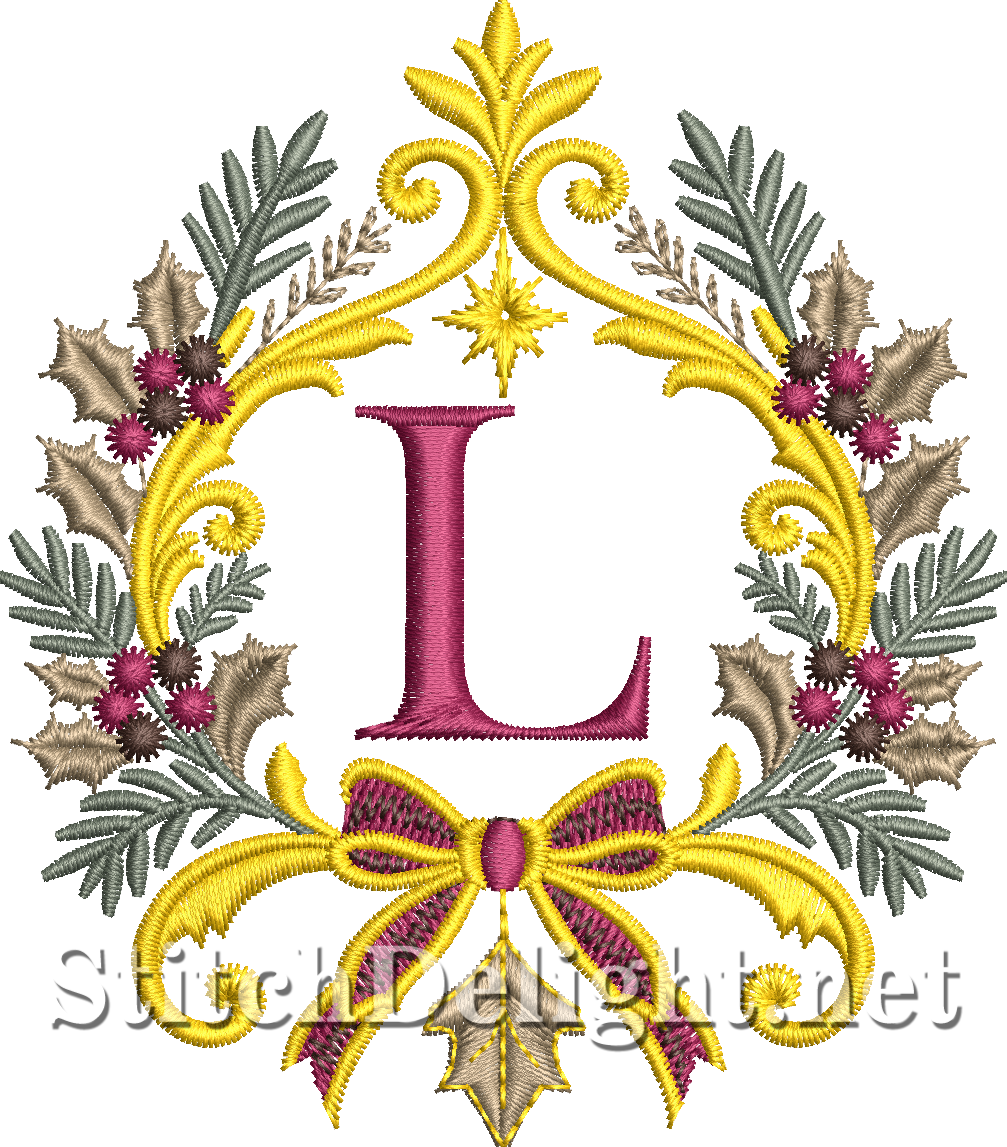 SDS4831 Christmas Monograms