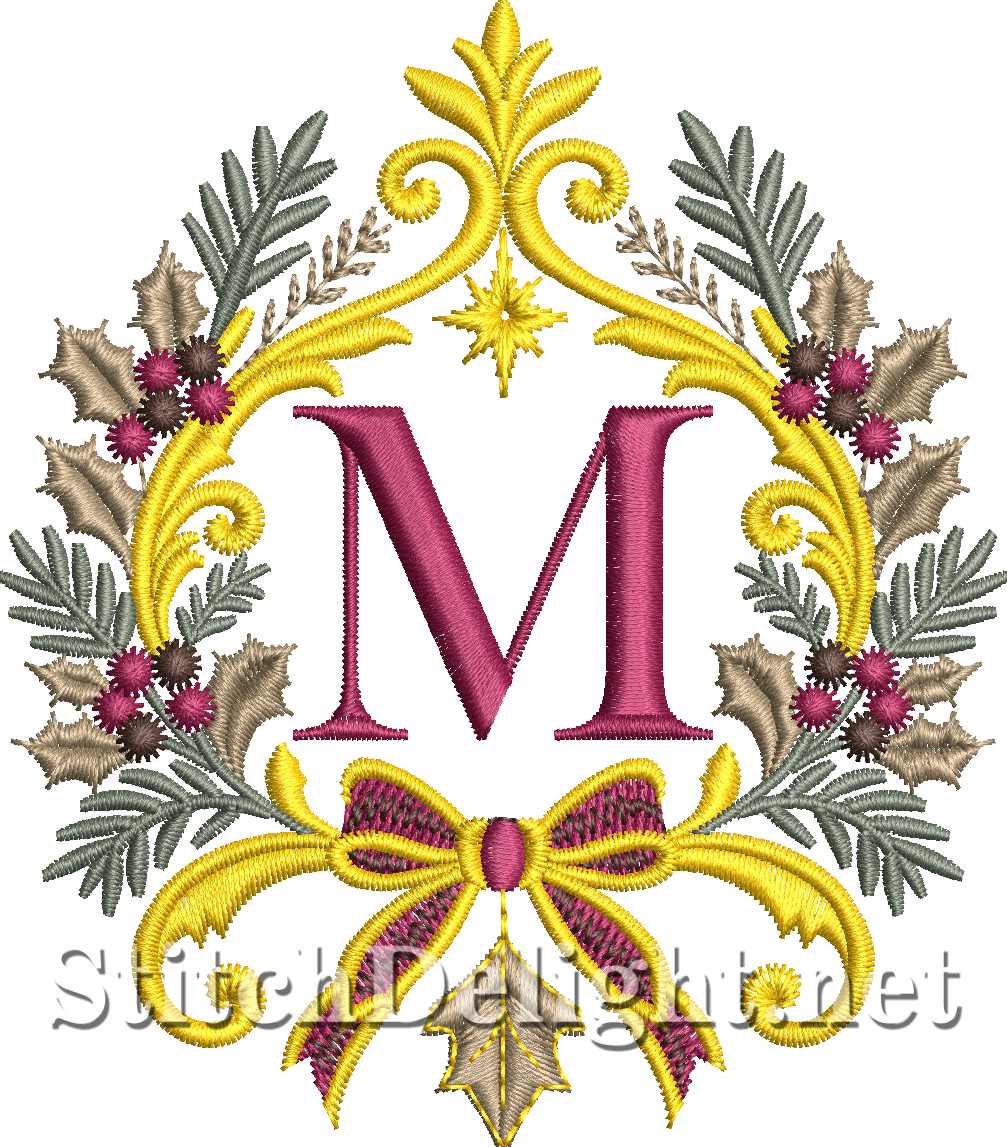 SDS4831 Christmas Monograms