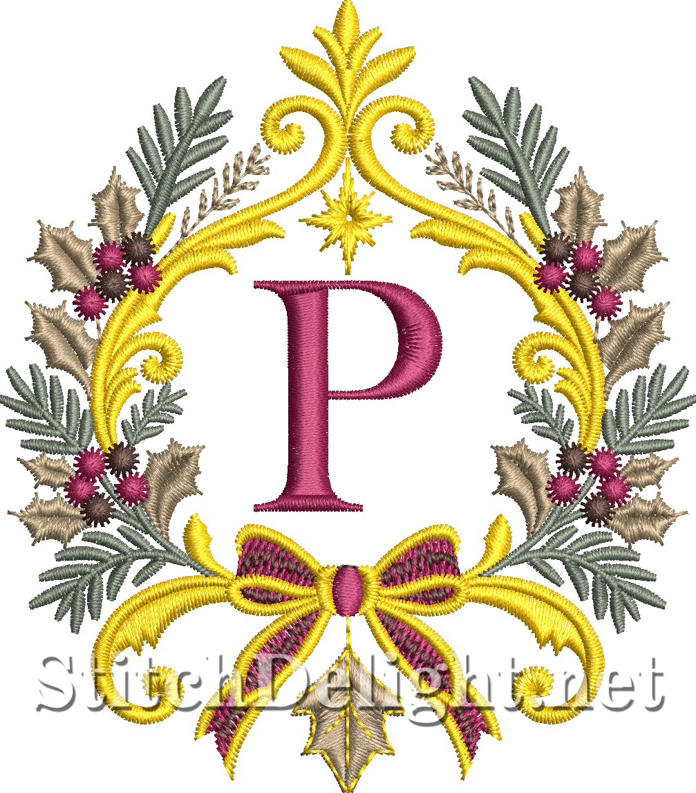 SDS4831 Christmas Monograms