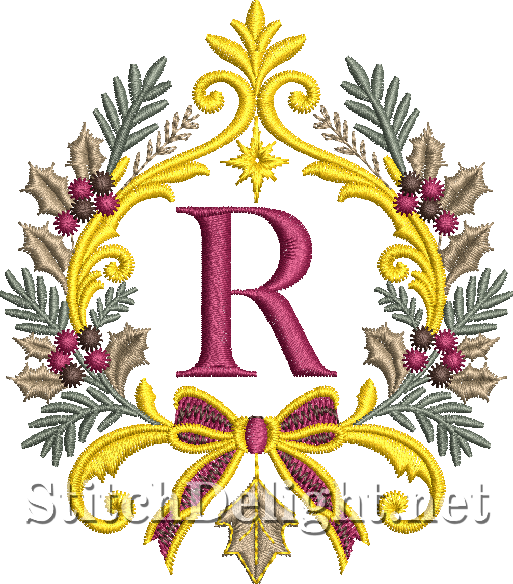SDS4831 Christmas Monograms