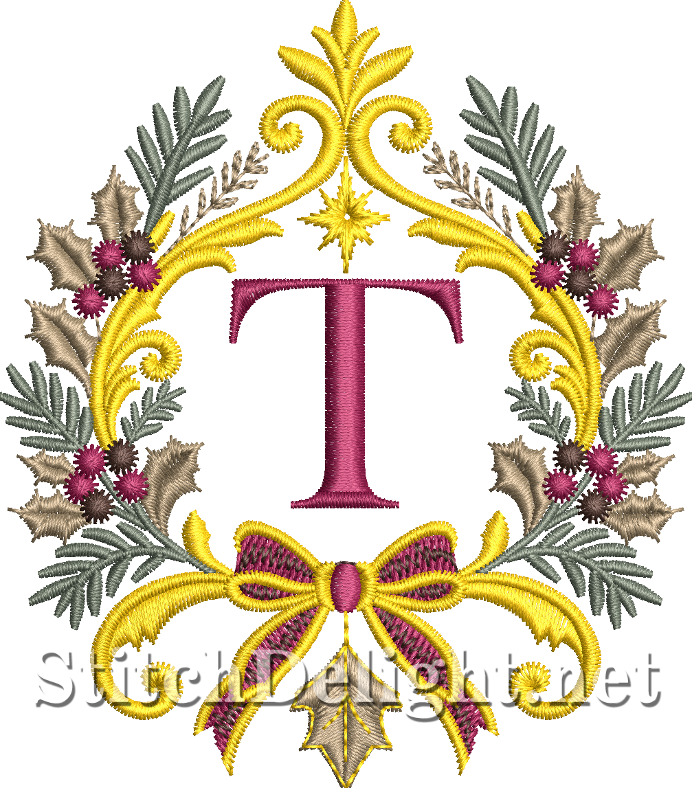 SDS4831 Christmas Monograms