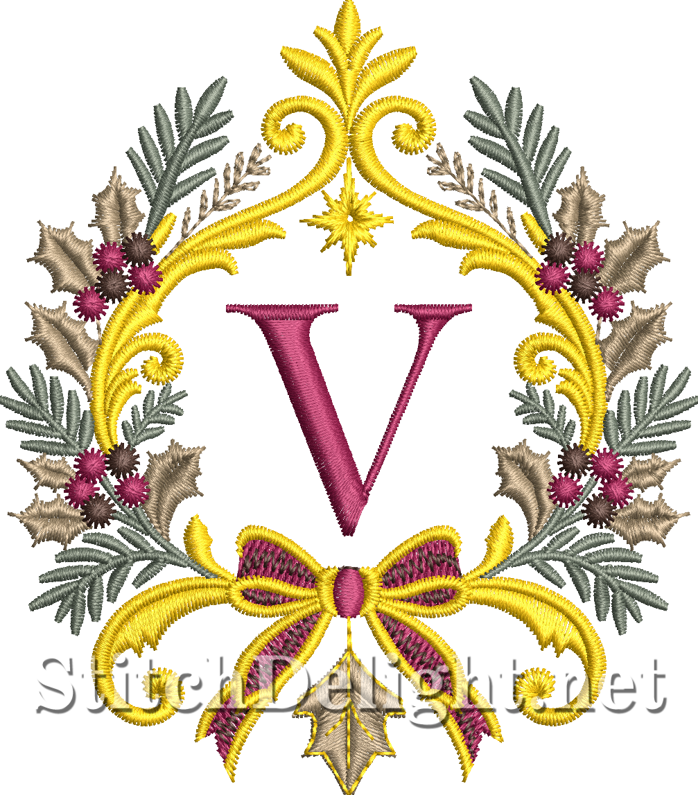 SDS4831 Christmas Monograms