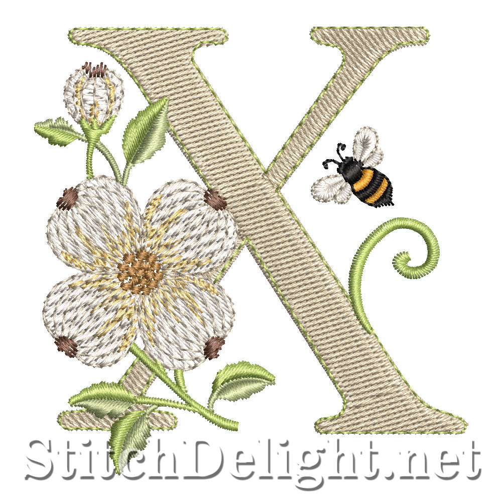 SDS4848 Dogwood Flower Font