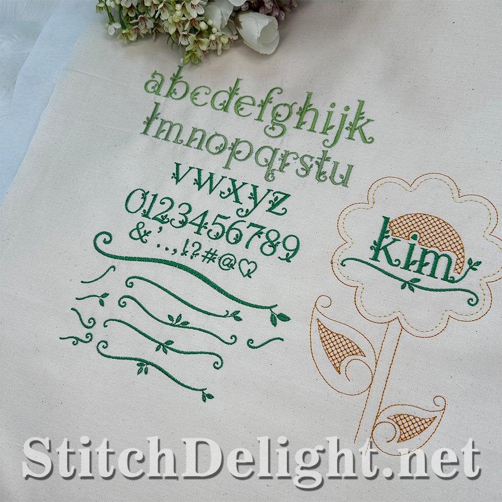 SDS4849 Blooms Font