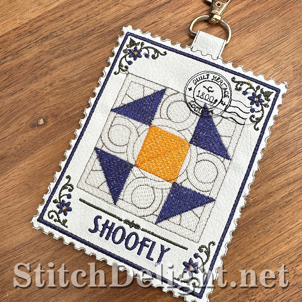 SDS4851 Shoofly Quilt Stamp