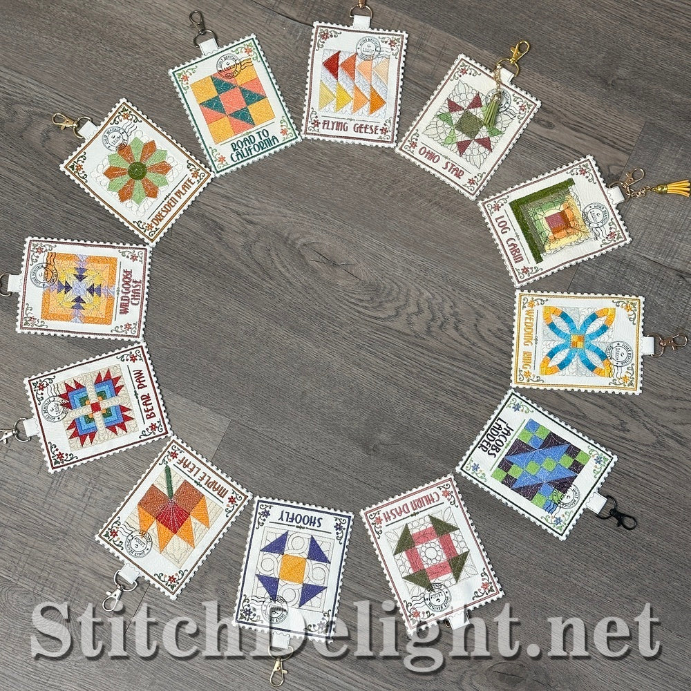 SDS4855 Jacobs Ladder Quilt Stamp