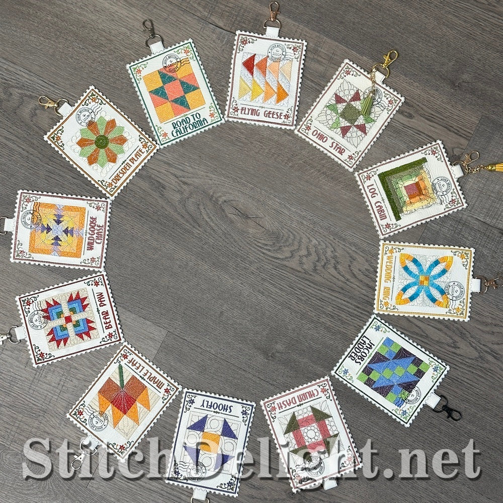 SDS4855 Jacobs Ladder Quilt Stamp
