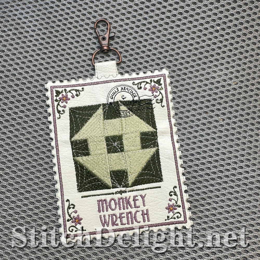SDS4856 Monkey Wrench Quilt Stamp