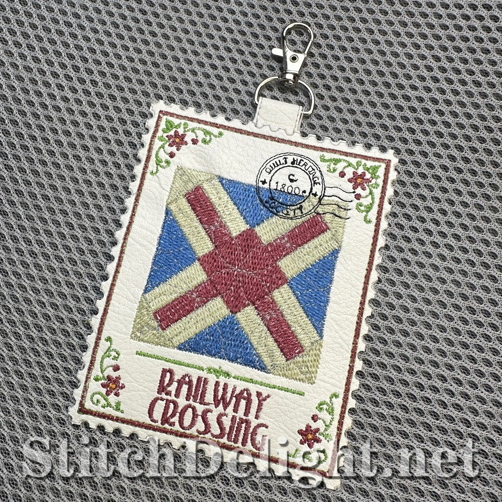 SDS4857 Railway Crossing Quilt Stamp