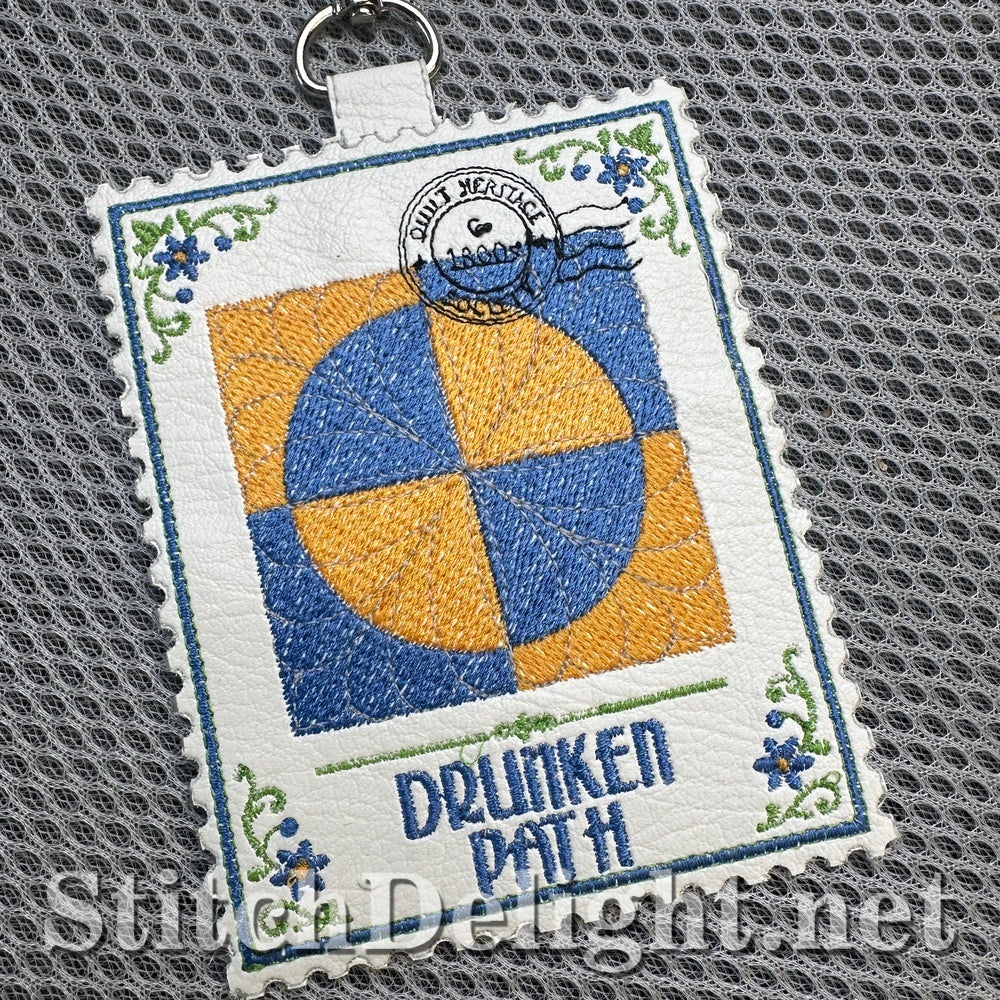 SDS4858 Drunken Path Quilt Stamp