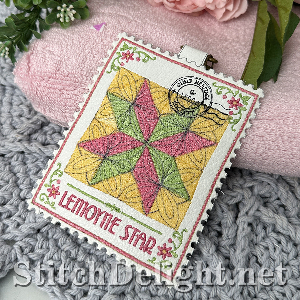 SDS4873 LeMoyne Star Quilt Stamp