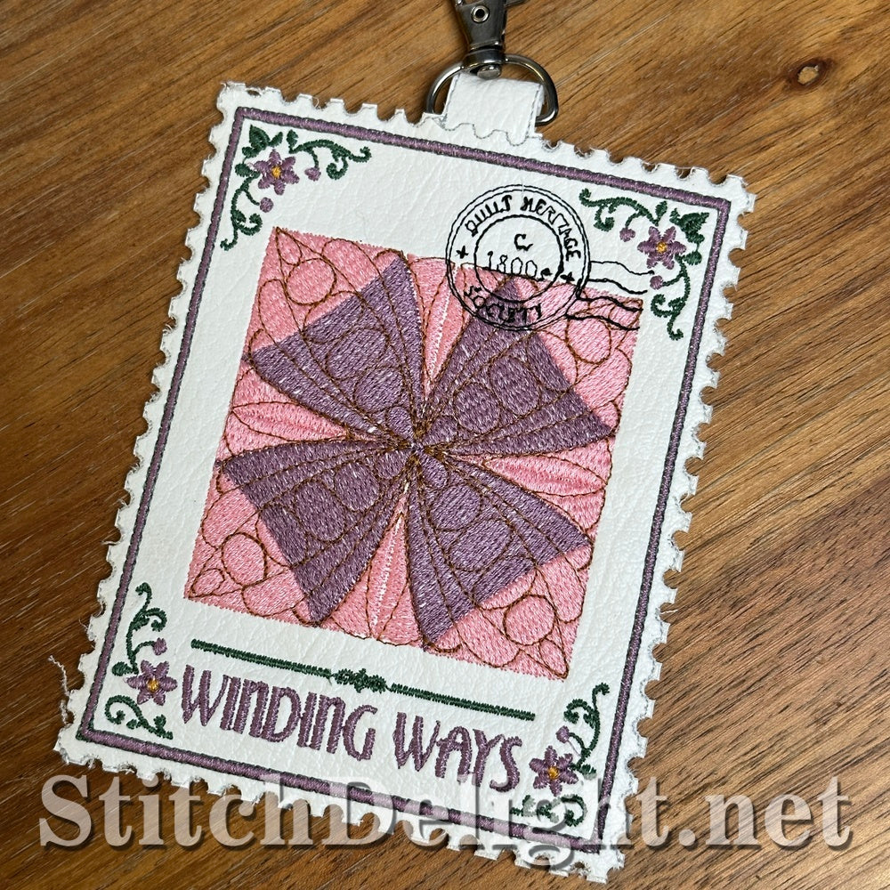 SDS4902 Winding Ways Quilt Stamp - Vol 2 Stamp 5