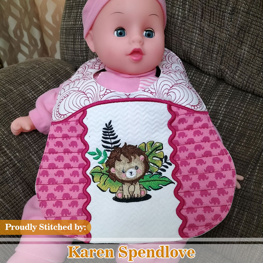 SDS5484 Our Little Safari Baby Bibs