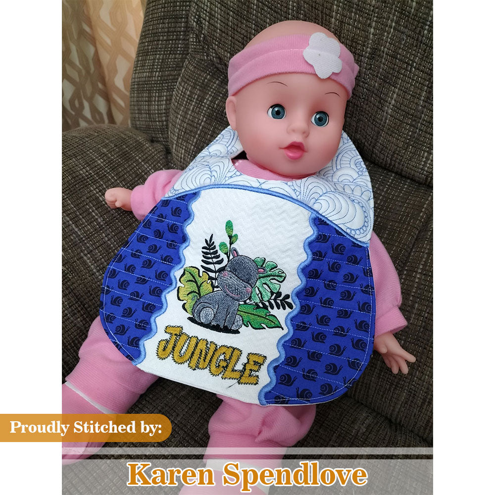 SDS5484 Our Little Safari Baby Bibs