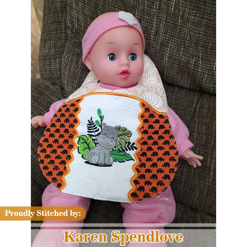 SDS5484 Our Little Safari Baby Bibs