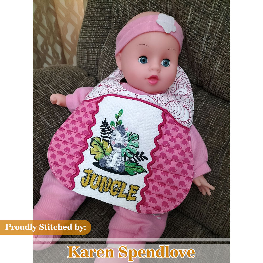 SDS5484 Our Little Safari Baby Bibs