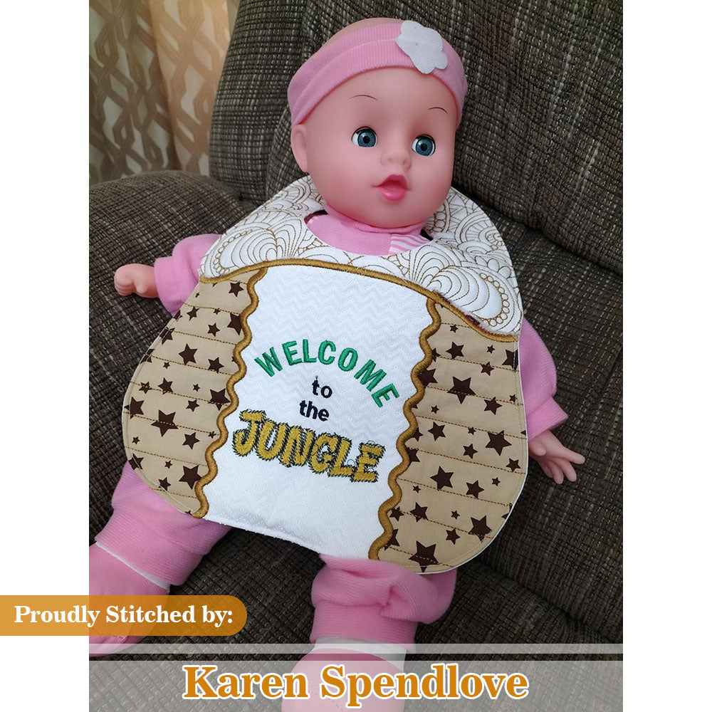 SDS5484 Our Little Safari Baby Bibs